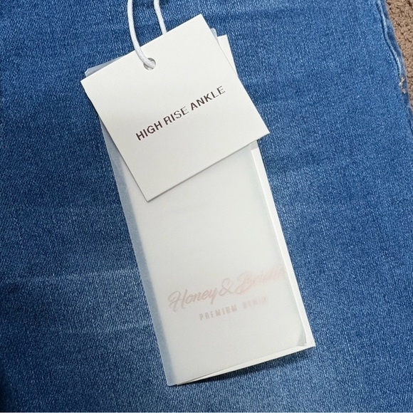 HONEY AND BRISTLE Blue Denim Women's Jeans skinny jeans New 14p - Picture 3 of 6